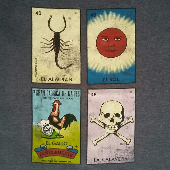 Loteria Don Clemente T-shirt Scorpion, Sun Size XL - Picture 2 of 3